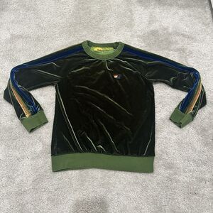 Aviator Nation Unisex Velvet Pullover 5 Stripe Size 14 (Fits Women's XSMALL)